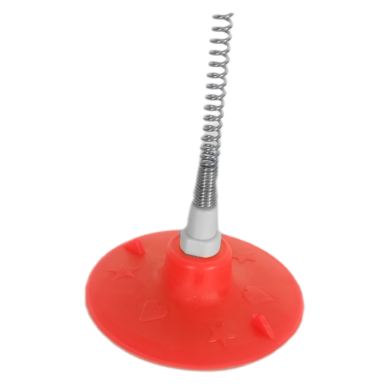 Vantuzlu Yaylı Kuşlu Kedi Oyuncağı 30 cm Tcu Vantuzlu Yaylı Kuşlu Kedi Oyuncağı 30 cm Tcu