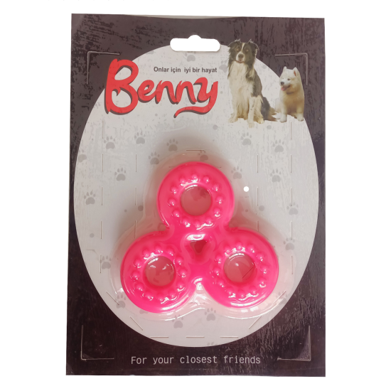 Benny Köpek Oyuncağı Üçlü H 9 x 9 cm Pembe Benny Köpek Oyuncağı Üçlü H 9 x 9 cm Pembe