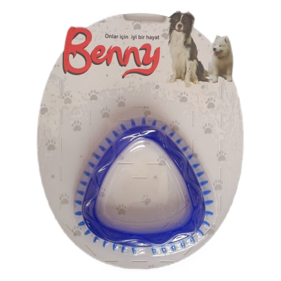 Benny Köpek Oyuncağı Üçgen 8 x 8.5 cm Mavi Benny Köpek Oyuncağı Üçgen 8 x 8.5 cm Mavi
