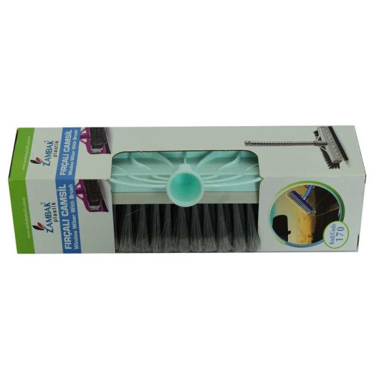 Plastik Fırçalı Saplı Camsil Set Karışık Renk Kod-170 Plastik Fırçalı Saplı Camsil Set Karışık Renk Kod-170