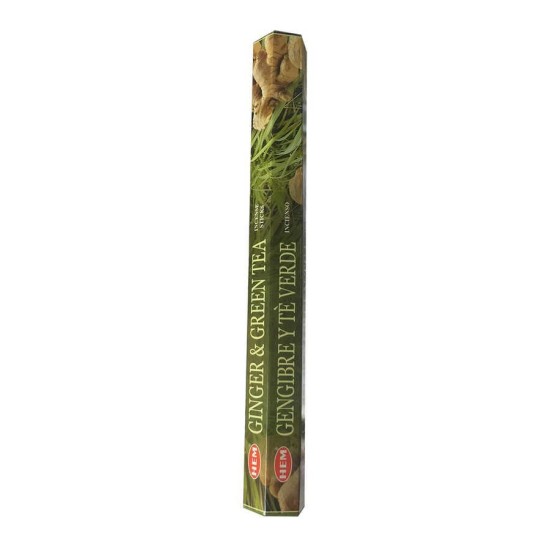 Zencefil Yeşil Çay Kokulu 20 Çubuk Tütsü - Ginger Green Tea Zencefil Yeşil Çay Kokulu 20 Çubuk Tütsü - Ginger Green Tea