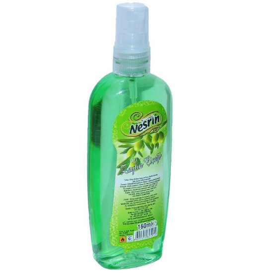 Zeytin Çiçeği Kolonyası 60 Derece Pet Şişe Sprey 160 ML Zeytin Çiçeği Kolonyası 60 Derece Pet Şişe Sprey 160 ML