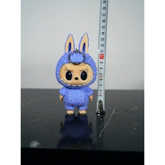 Labubu Anahtarlık Lila Renk Figür 13 cm Kaliteli - Lisinya Labubu Anahtarlık Lila Renk Figür 13 cm Kaliteli - Lisinya