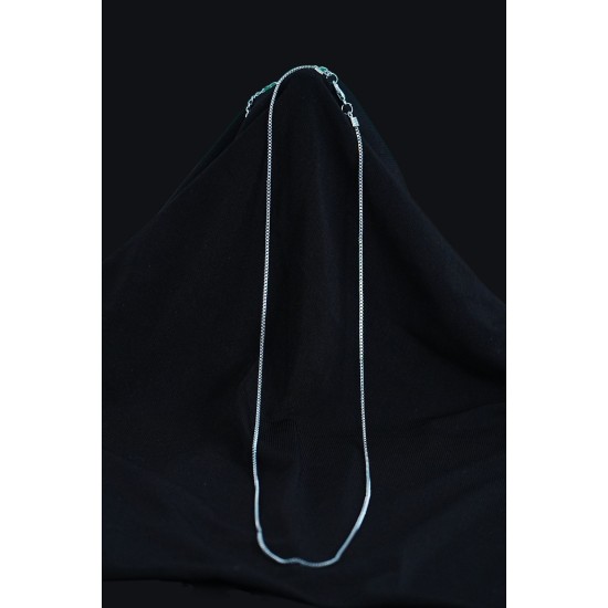 Unisex Tilki Kuyruğu Künye ile Gümüş Kolye Seti Unisex Tilki Kuyruğu Künye ile Gümüş Kolye Seti