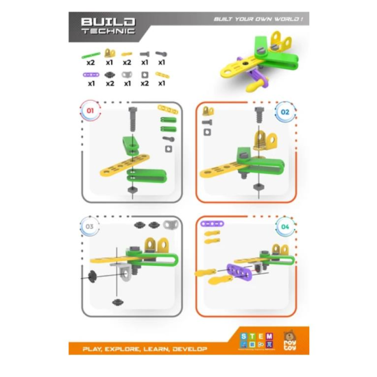 Sök Tak 15 Parça Uçak Build Technic - 4100101-2-15 (Lisinya) Sök Tak 15 Parça Uçak Build Technic - 4100101-2-15 (Lisinya)