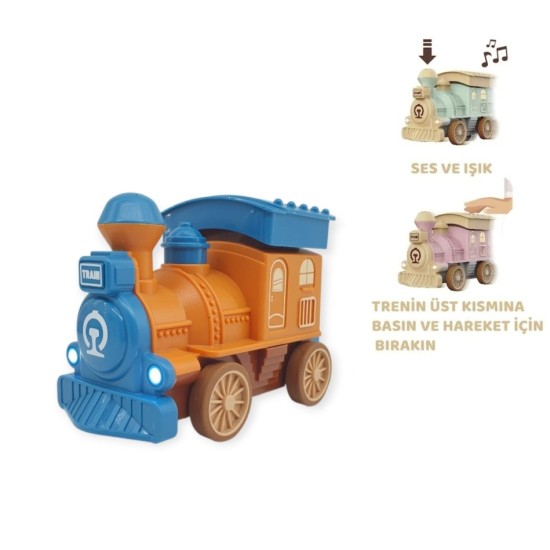 Oyuncak Tren Işıklı Sesli Bas Gitsin 14cm - MAVİ - 8068A (Lisinya) Oyuncak Tren Işıklı Sesli Bas Gitsin 14cm - MAVİ - 8068A (Lisinya)