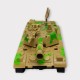 Sürtmeli Tank 15 cm - Açık Yeşil (Lisinya) Sürtmeli Tank 15 cm - Açık Yeşil (Lisinya)