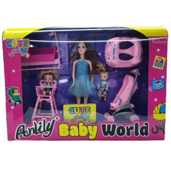 Anlily Bebek Bakıcısı Seti - 02431 (Lisinya) Anlily Bebek Bakıcısı Seti - 02431 (Lisinya)