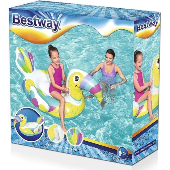 Bestway Tutunmalı Papağan Binici 173x91 Cm - 41437 (Lisinya) Bestway Tutunmalı Papağan Binici 173x91 Cm - 41437 (Lisinya)