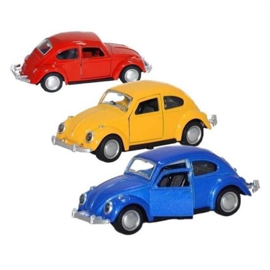 Çek Bırak Metal Retro Vosvos Araba - 6636-18T (Lisinya) Çek Bırak Metal Retro Vosvos Araba - 6636-18T (Lisinya)