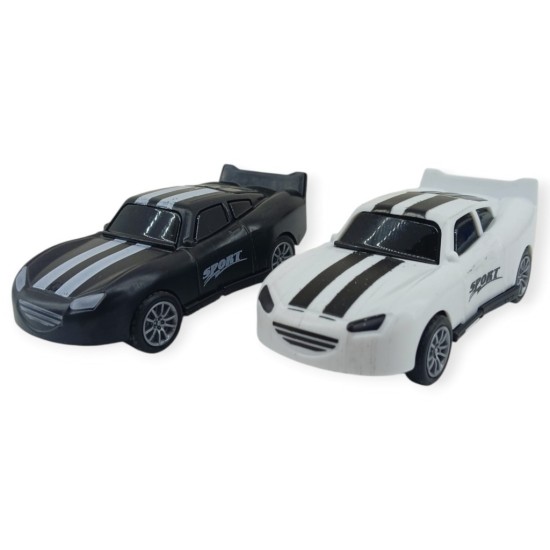 Çek Bırak Nascar Arabası 10.5 Cm - BP-035-SİYAH/BEYAZ (Lisinya) Çek Bırak Nascar Arabası 10.5 Cm - BP-035-SİYAH/BEYAZ (Lisinya)