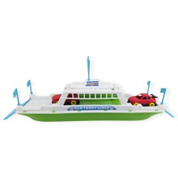 Feribot Araç Taşııyan Gemi 45 cm - Yeşil (Lisinya)
