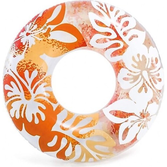 İntex Çiçek Desenli Tutunmalı Simit 76 Cm - 59251 (Lisinya) İntex Çiçek Desenli Tutunmalı Simit 76 Cm - 59251 (Lisinya)