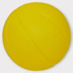Köpek Oyuncağı - Plastik Düdüklü Top - Sarı (Lisinya)