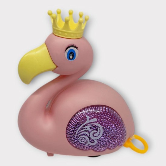 Kurmalı Işıklı Sevimli Flamingo - Pembe (Lisinya) Kurmalı Işıklı Sevimli Flamingo - Pembe (Lisinya)