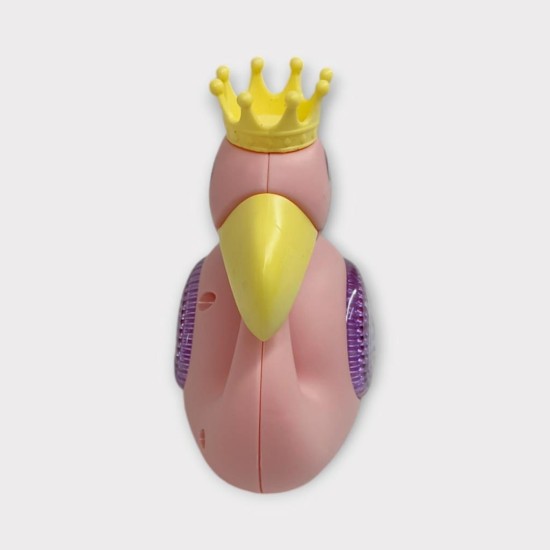Kurmalı Işıklı Sevimli Flamingo - Pembe (Lisinya) Kurmalı Işıklı Sevimli Flamingo - Pembe (Lisinya)