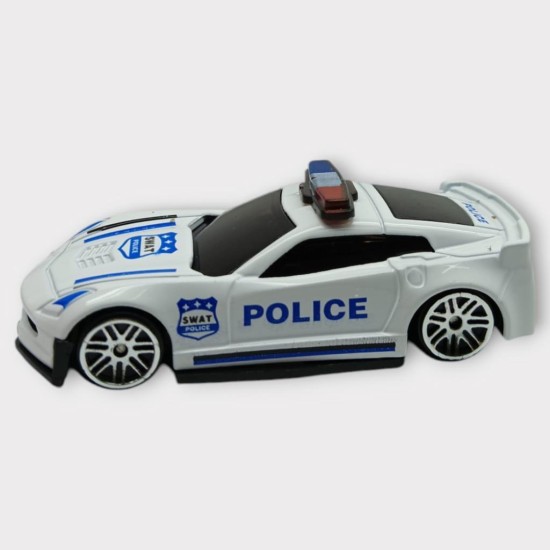 Metal Mini Polis Arabası 8 cm - Polis - 1 (Lisinya) Metal Mini Polis Arabası 8 cm - Polis - 1 (Lisinya)