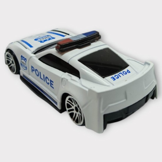 Metal Mini Polis Arabası 8 cm - Polis - 1 (Lisinya) Metal Mini Polis Arabası 8 cm - Polis - 1 (Lisinya)