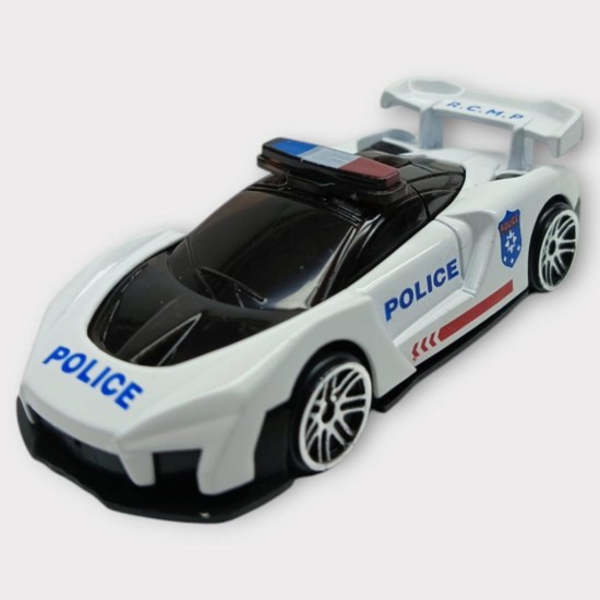 Metal Mini Polis Arabası 8 cm - Polis - 4 (Lisinya) Metal Mini Polis Arabası 8 cm - Polis - 4 (Lisinya)