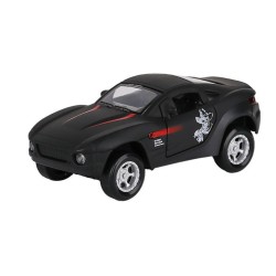 Mustang Çek Bırak Spor Araba - Işıklı Sesli Model - FY6148-12D-Siyah (Lisinya)