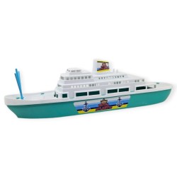 Transatlantik Yolcu Gemisi 45 cm - Turkuaz (Lisinya)