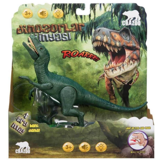 Velociraptors Dinozor Işıklı Sesli - RS6171 (Lisinya) Velociraptors Dinozor Işıklı Sesli - RS6171 (Lisinya)