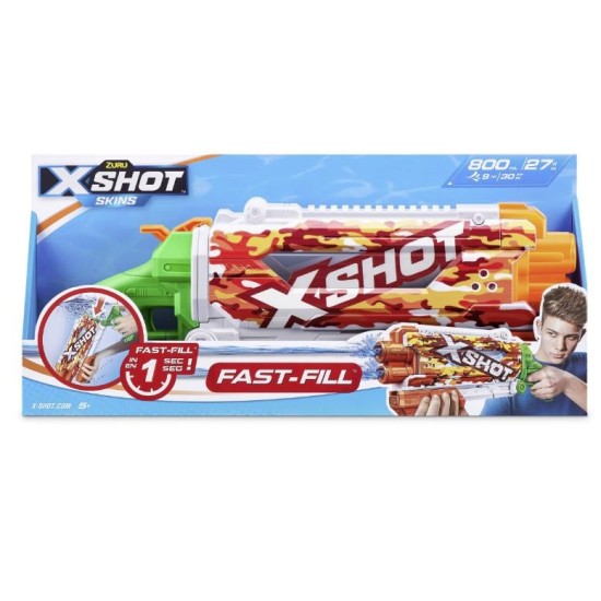 X-SHOT Su Tabancası - Hızlı Doldurma Fonksiyonlu - Turuncu (Lisinya) X-SHOT Su Tabancası - Hızlı Doldurma Fonksiyonlu - Turuncu (Lisinya)
