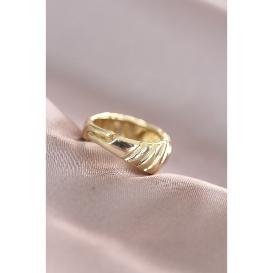 Gold Metal Kadın Yüzük - Lisinya Gold Metal Kadın Yüzük - Lisinya