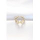 Zirkon Taşlı Gold Renk Ayarlanabilir Yüzük - Lisinya Zirkon Taşlı Gold Renk Ayarlanabilir Yüzük - Lisinya
