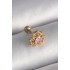 316L Çelik Gold Renk Zirkon Taşlı Kalp Tragus Piercing - Lisinya