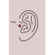 316L Çelik Gold Renk Turuncu Zirkon Taşlı Tragus Piercing - Lisinya 316L Çelik Gold Renk Turuncu Zirkon Taşlı Tragus Piercing - Lisinya