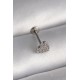 316L Çelik Gümüş Renk Zirkon Taşlı Kalp Model Tragus Piercing - Lisinya 316L Çelik Gümüş Renk Zirkon Taşlı Kalp Model Tragus Piercing - Lisinya