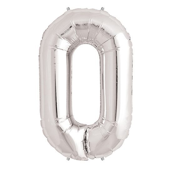 0 Rakam Folyo Bn Gümüş 40 inç 0 Rakam Folyo Bn Gümüş 40 inç