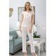 Pudra Penye Pijama Takımı Pudra Penye Pijama Takımı