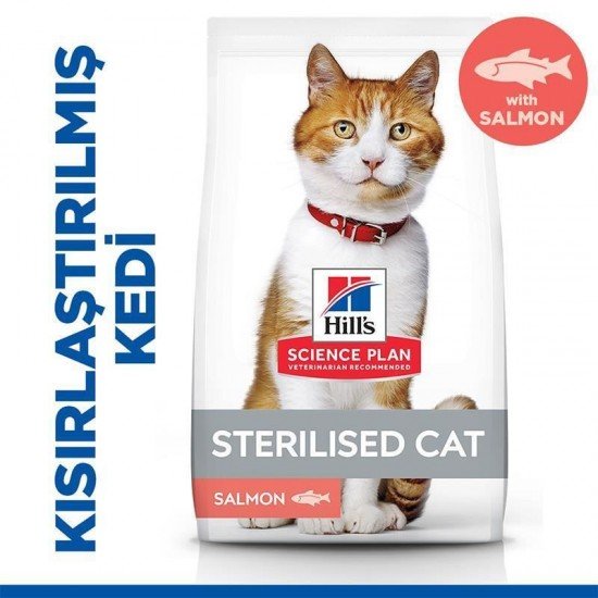Hill's Sterilised Kısırlaştırılmış Somonlu Kedi sı 1,5 Kg Hill's Sterilised Kısırlaştırılmış Somonlu Kedi sı 1,5 Kg