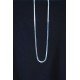 İtalyan Çelik Kolye 45cm 4mm Paslanmaz Gümüş İtalyan Çelik Kolye 45cm 4mm Paslanmaz Gümüş