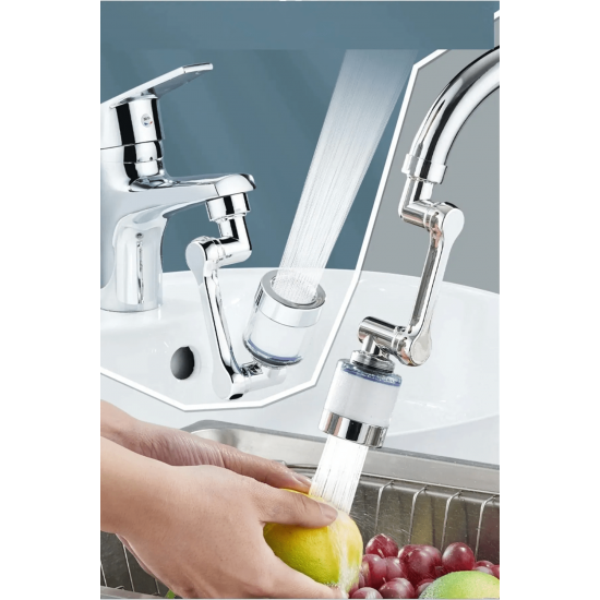 1080 ° Derece Dönebilen Filtreli Lavabo Musluk Başlığı ( Lisinya ) 1080 ° Derece Dönebilen Filtreli Lavabo Musluk Başlığı ( Lisinya )