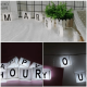 10lu Lightbox Işıklı Harf Mesaj Panosu Dekoratif Harf Işık Zinciri ( Lisinya ) 10lu Lightbox Işıklı Harf Mesaj Panosu Dekoratif Harf Işık Zinciri ( Lisinya )