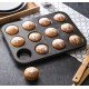 12 Bölmeli Metal Yapışmaz Muffin Kek Kalıbı 12 Bölmeli Metal Yapışmaz Muffin Kek Kalıbı