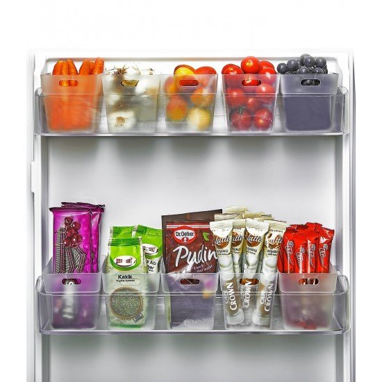 12 li Buzdolabı İçi Mini Düzenleyici Kutu Organizer - Buzdolabı Kapak Düzenleyici 12 li Buzdolabı İçi Mini Düzenleyici Kutu Organizer - Buzdolabı Kapak Düzenleyici