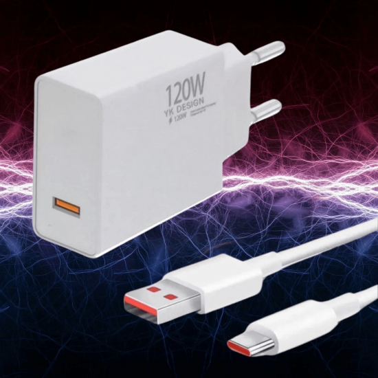 120w Usb Hızlı Type C Uçlu Kablolu Şarj Aleti ( Lisinya ) 120w Usb Hızlı Type C Uçlu Kablolu Şarj Aleti ( Lisinya )