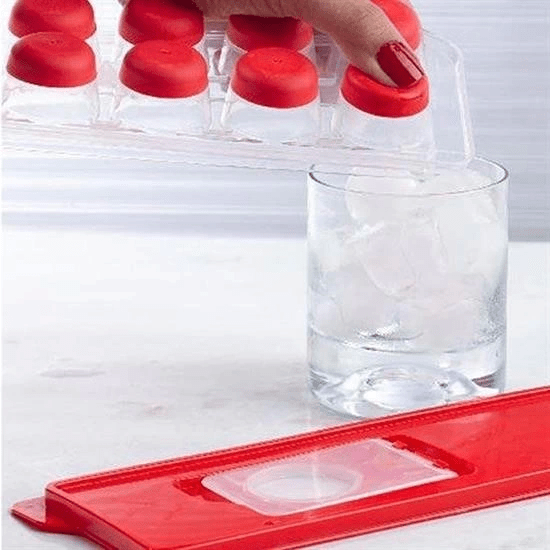 12li Kapaklı Yapışmaz Silikon Tabanlı Plastik Küp Buz Kalıbı ( Lisinya ) 12li Kapaklı Yapışmaz Silikon Tabanlı Plastik Küp Buz Kalıbı ( Lisinya )