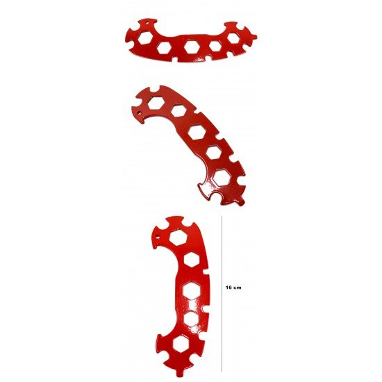 Bisiklet Tamir Anahtarı (06mm-17mm) - 15 in 1 Bisiklet Tamir Anahtarı (06mm-17mm) - 15 in 1