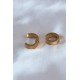 316L Çelik Gold Renk Sıkıştırmalı Erkek Küpe - Lisinya 316L Çelik Gold Renk Sıkıştırmalı Erkek Küpe - Lisinya