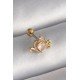 316L Çelik Gold Renk Pembe Mineli Kalp Zirkon Taş Detay Tragus Piercing - Lisinya 316L Çelik Gold Renk Pembe Mineli Kalp Zirkon Taş Detay Tragus Piercing - Lisinya