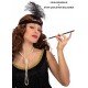 1920'ler Gatsby Aksesuar Seti – Siyah Charleston Saç Bandı & Sigaralık 1920'ler Gatsby Aksesuar Seti – Siyah Charleston Saç Bandı & Sigaralık