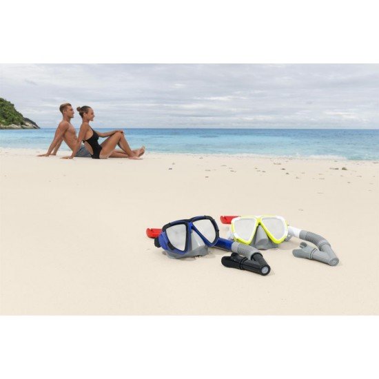 Bestway Dominator 2 Aynalı Maske Snorkel Set - 24053 (Lisinya) Bestway Dominator 2 Aynalı Maske Snorkel Set - 24053 (Lisinya)