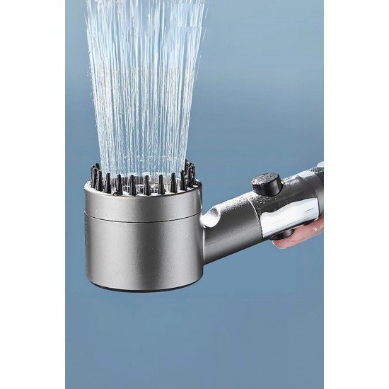 3 Fonksiyonlu Masajlı Duş Başlığı – Kireç Filtreli Start- Stop Tuşlu Banyo Duş Başlık 3 Fonksiyonlu Masajlı Duş Başlığı – Kireç Filtreli Start- Stop Tuşlu Banyo Duş Başlık