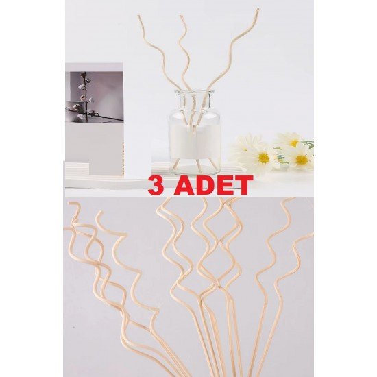 3 Tek Adet 3 Model Aromaterapi Koku Dağıtıcı Rattan Şişe Ahşap Difüzör Çubuk (Spiral-Yaprak-Dalgalı) 3 Tek Adet 3 Model Aromaterapi Koku Dağıtıcı Rattan Şişe Ahşap Difüzör Çubuk (Spiral-Yaprak-Dalgalı)