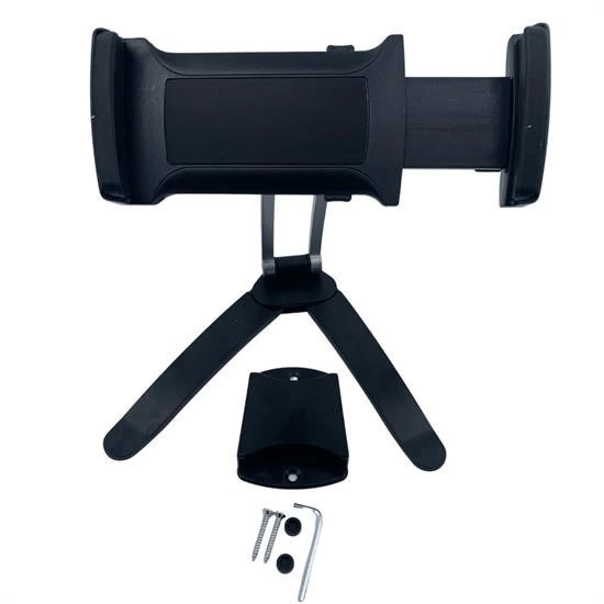 360 Derece Dönebilen Mutfak Masaüstü Telefon Tablet Tutucu Ayarlanabilir Esnek Ayaklı Metal ( Lisinya )